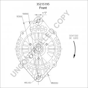 35215195 | PRESTOLITE LEECE NEVILLE | ALTERNATOR 35215195 