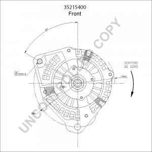 35215400 | PRESTOLITE LEECE NEVILLE | ALTERNATOR 35215400 