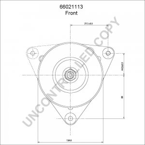 66021113 | PRESTOLITE LEECE NEVILLE | ALTERNATOR 66021113 