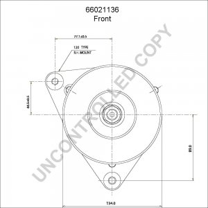 66021136 | PRESTOLITE LEECE NEVILLE | ALTERNATOR 66021136 