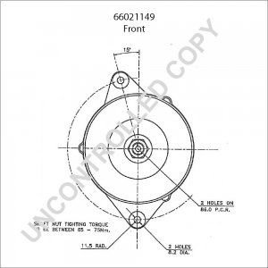 66021149 | PRESTOLITE LEECE NEVILLE | ALTERNATOR 66021149 