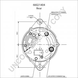 66021404 | PRESTOLITE LEECE NEVILLE | ALTERNATOR 66021404 