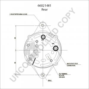 66021481 | PRESTOLITE LEECE NEVILLE | ALTERNATOR 66021481 