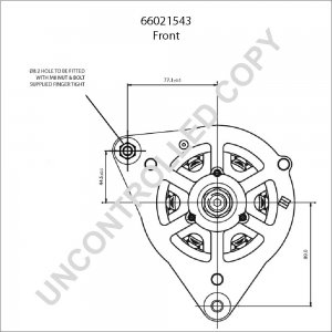 66021543 | PRESTOLITE LEECE NEVILLE | ALTERNATOR 12V 60A 66021543 66021543