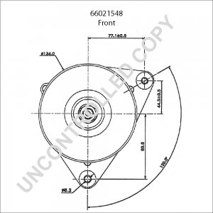 66021548 | PRESTOLITE LEECE NEVILLE | ALTERNATOR 12V 65A FORD GRANADA AUSTIN 66021548 66021548