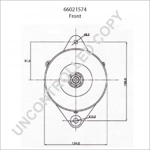 66021574 | PRESTOLITE LEECE NEVILLE | ALTERNATOR 12V 70A CITROEN RENAULT OLD 66021574 66021574