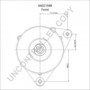 66021588 | PRESTOLITE LEECE NEVILLE | ALTERNATOR 66021588 