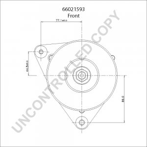 66021593 | PRESTOLITE LEECE NEVILLE | ALTERNATOR 66021593 