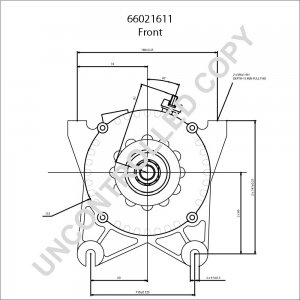 66021611 | PRESTOLITE LEECE NEVILLE | ALTERNATOR 66021611 