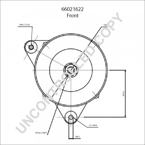 66021622 | PRESTOLITE LEECE NEVILLE | ALTERNATOR 66021622 