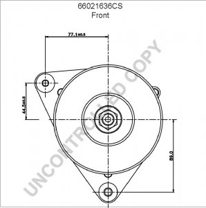 66021636CS | PRESTOLITE LEECE NEVILLE | ALTERNATOR 66021636CS 