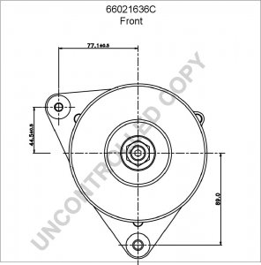 66021636C | PRESTOLITE LEECE NEVILLE | ALTERNATOR 66021636C 