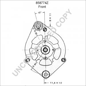 858774Z | PRESTOLITE LEECE NEVILLE | ALTERNATOR 858774Z 