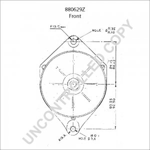 880629Z | PRESTOLITE LEECE NEVILLE | ALTERNATOR 880629Z 