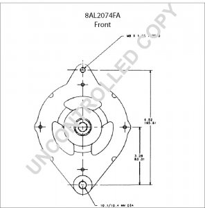 8AL2074FA | PRESTOLITE LEECE NEVILLE | ALTERNATOR 8AL2074FA 