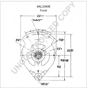 8AL2080K | PRESTOLITE LEECE NEVILLE | ALTERNATOR 8AL2080K 