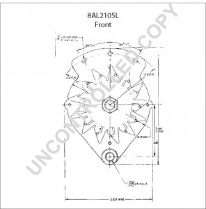 8AL2105L | PRESTOLITE LEECE NEVILLE | ALTERNATOR 8AL2105L 