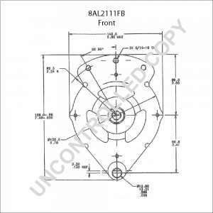 8AL2111FB | PRESTOLITE LEECE NEVILLE | ALTERNATOR 8AL2111FB 