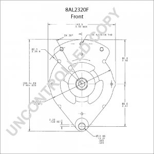 8AL2320F | PRESTOLITE LEECE NEVILLE | ALTERNATOR 8AL2320F 