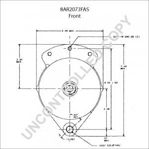 8AR2073FAS | PRESTOLITE LEECE NEVILLE | ALTERNATOR 8AR2073FAS 