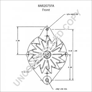 8AR2075FA | PRESTOLITE LEECE NEVILLE | ALTERNATOR 8AR2075FA 