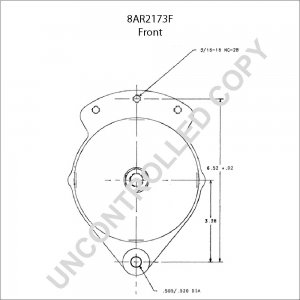 8AR2173F | PRESTOLITE LEECE NEVILLE | ALTERNATOR 8AR2173F 