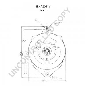 8LHA2051V | PRESTOLITE LEECE NEVILLE | ALTERNATOR 8LHA2051V 