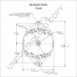 8LHA2077VGH | PRESTOLITE LEECE NEVILLE | ALTERNATOR 8LHA2077VGH 