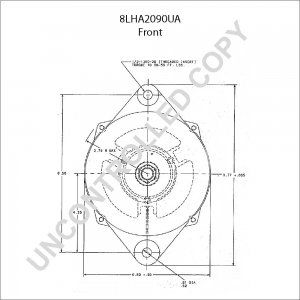 8LHA2090UA | PRESTOLITE LEECE NEVILLE | ALTERNATOR 8LHA2090UA 