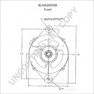 8LHA2093VA | PRESTOLITE LEECE NEVILLE | ALTERNATOR 8LHA2093VA 