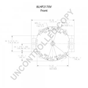 8LHP2170V | PRESTOLITE LEECE NEVILLE | ALTERNATOR 8LHP2170V 