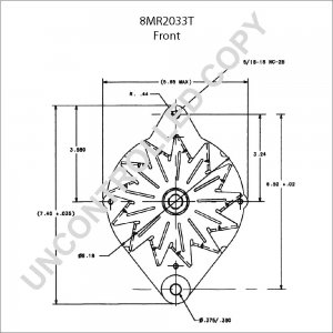 8MR2033T | PRESTOLITE LEECE NEVILLE | ALTERNATOR 8MR2033T 