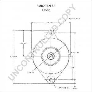 8MR2072LAS | PRESTOLITE LEECE NEVILLE | ALTERNATOR 8MR2072LAS 