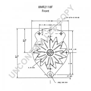 8MR2118F | PRESTOLITE LEECE NEVILLE | ALTERNATOR 8MR2118F 