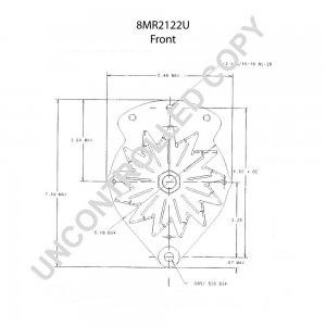 8MR2122U | PRESTOLITE LEECE NEVILLE | ALTERNATOR 8MR2122U 