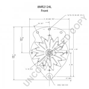 8MR2124L | PRESTOLITE LEECE NEVILLE | ALTERNATOR 8MR2124L 