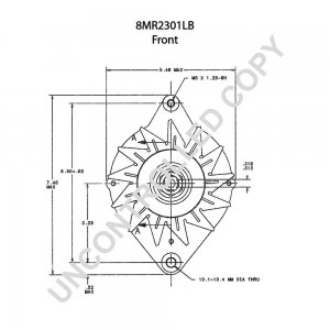 8MR2301LB | PRESTOLITE LEECE NEVILLE | ALTERNATOR 8MR2301LB 