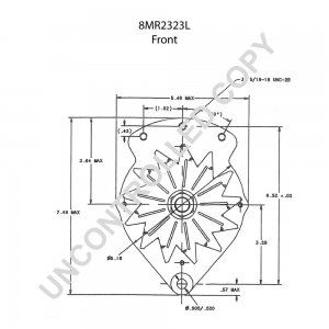 8MR2323L | PRESTOLITE LEECE NEVILLE | ALTERNATOR 8MR2323L 