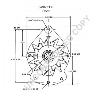 8MR2333L | PRESTOLITE LEECE NEVILLE | ALTERNATOR 8MR2333L 