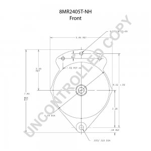 8MR2405T-NH | PRESTOLITE LEECE NEVILLE | ALTERNATOR 8MR2405T-NH 