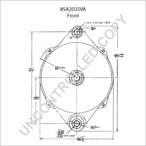 8SA2035VA | PRESTOLITE LEECE NEVILLE | ALTERNATOR 8SA2035VA 