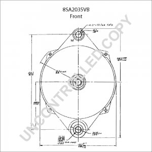 8SA2035VB | PRESTOLITE LEECE NEVILLE | ALTERNATOR 8SA2035VB 