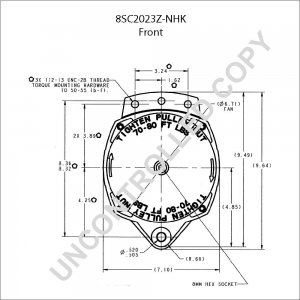 8SC2023Z-NHK | PRESTOLITE LEECE NEVILLE | ALTERNATOR 8SC2023Z-NHK 