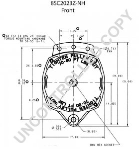 8SC2023Z-NH | PRESTOLITE LEECE NEVILLE | ALTERNATOR 8SC2023Z-NH 