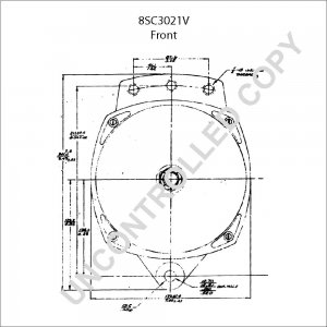 8SC3021V | PRESTOLITE LEECE NEVILLE | ALTERNATOR 8SC3021V 