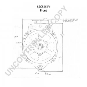 8SC5251V | PRESTOLITE LEECE NEVILLE | ALTERNATOR 8SC5251V 