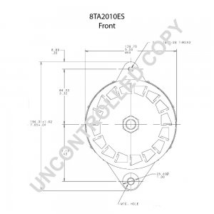 8TA2010ES | PRESTOLITE LEECE NEVILLE | ALTERNATOR 12V 30AMP 8TA2010ES 110-190