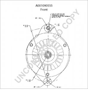 A001090555 | PRESTOLITE LEECE NEVILLE | ALTERNATOR A001090555 