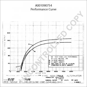 A001090754 | PRESTOLITE LEECE NEVILLE | ALTERNATOR A001090754 