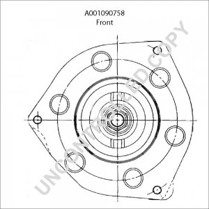 A001090758 | PRESTOLITE LEECE NEVILLE | ALTERNATOR A001090758 